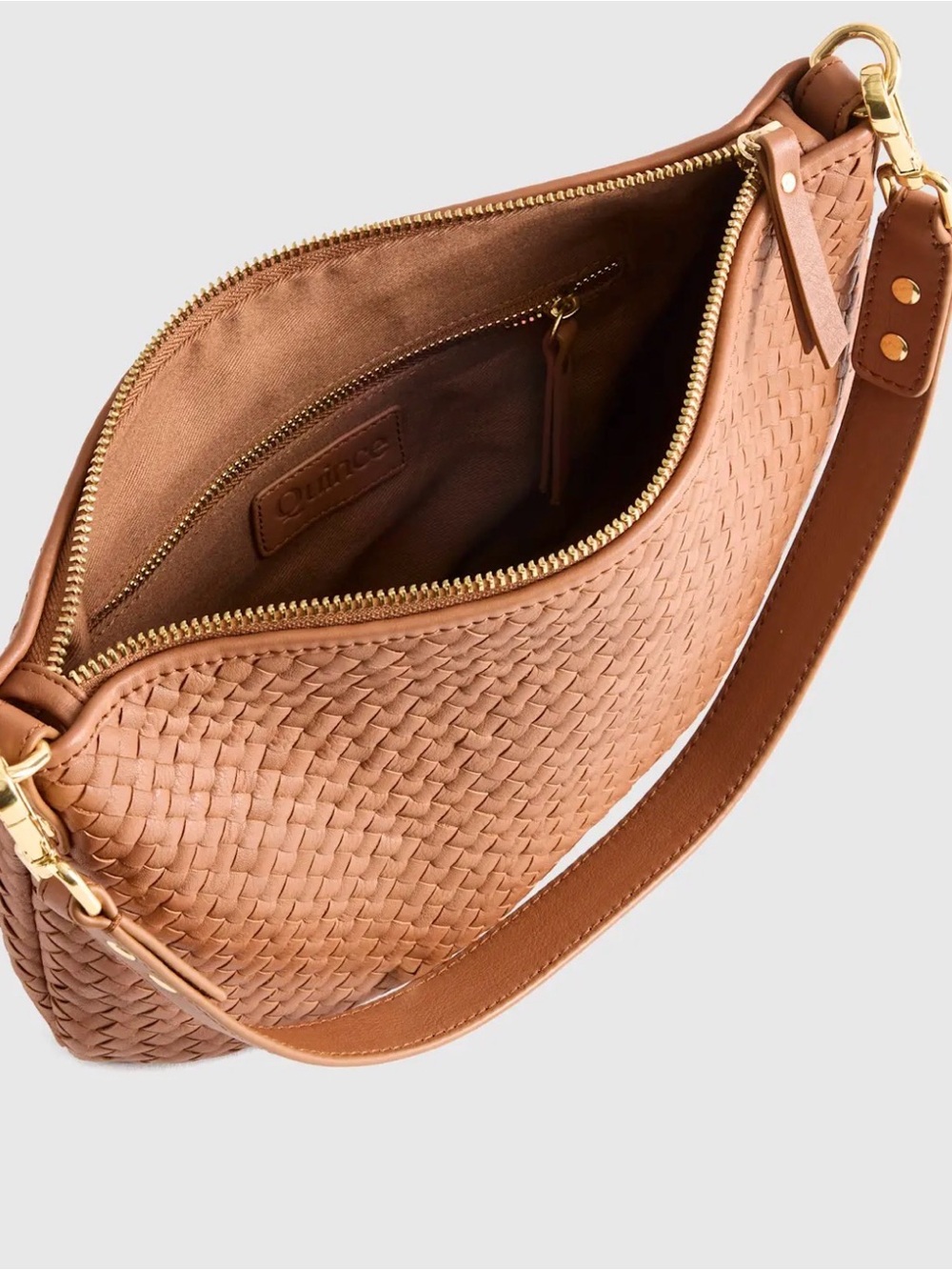 🌸QUINCE ITALIAN HANDWOVEN SMALL CROSSBODY BAG NWT🌸PLUS EXTRA STRAP. PRICE FIRM - Picture 14 of 16